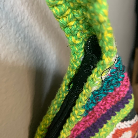 Colorful bohemian crossing handbag, perfect condition - Picture 4 of 6